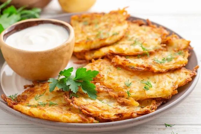Potato Pancakes (Kartupeļu Pankūkas) header image